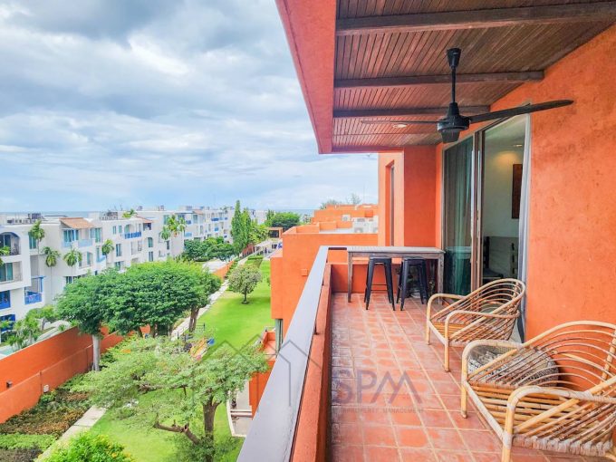 3 bedrooms unit, Beach front, 118 sqm. 5th floor with sea view at Lastortugas Hua Hin Condominium for Sale, Price 7.3 Million Baht