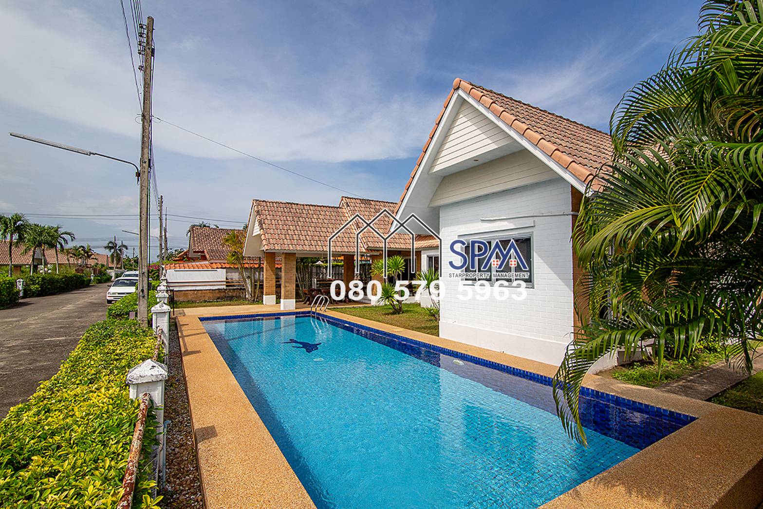 Pool Villa for rent at Dusita 1 Hua Hin Soi 112, price 25,000 Baht per month, 1 year contract only