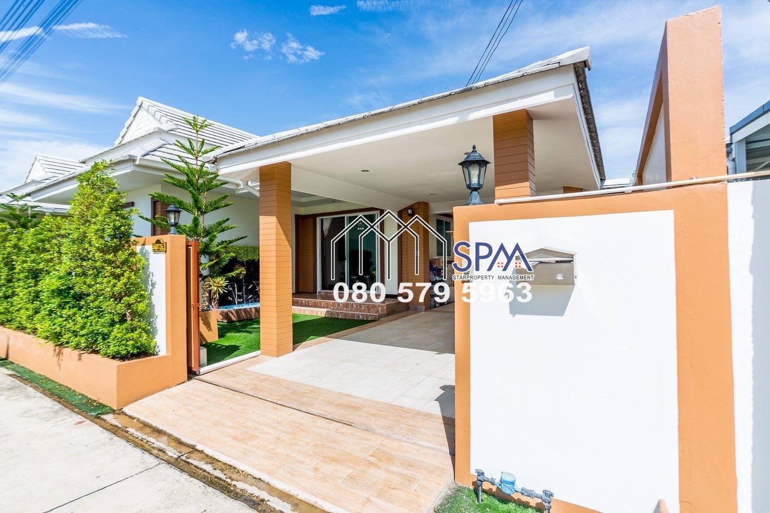 Bungalow with fully furnished at Baanklangmuang Hua Hin Soi 88 for Sale, price 3.19 Million Baht
