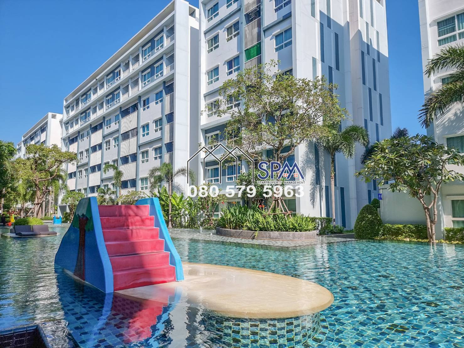 1 Bedroom unit at The Trust for rent, 7,000 Baht per month (minimum 6 months contract)