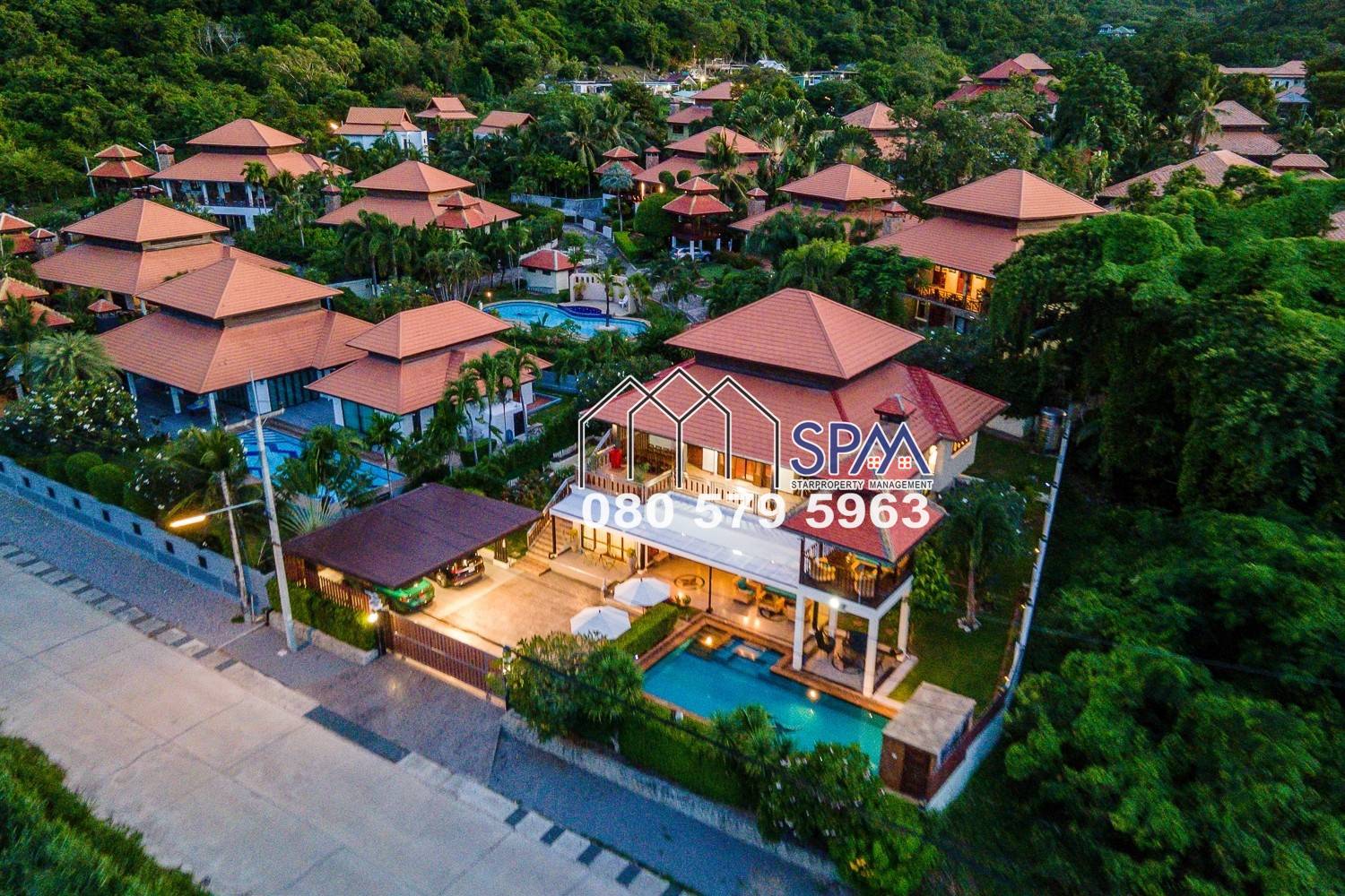 Luxury 2 Story Pool Villa at White Lotus Hua Hin Soi 116 for sale