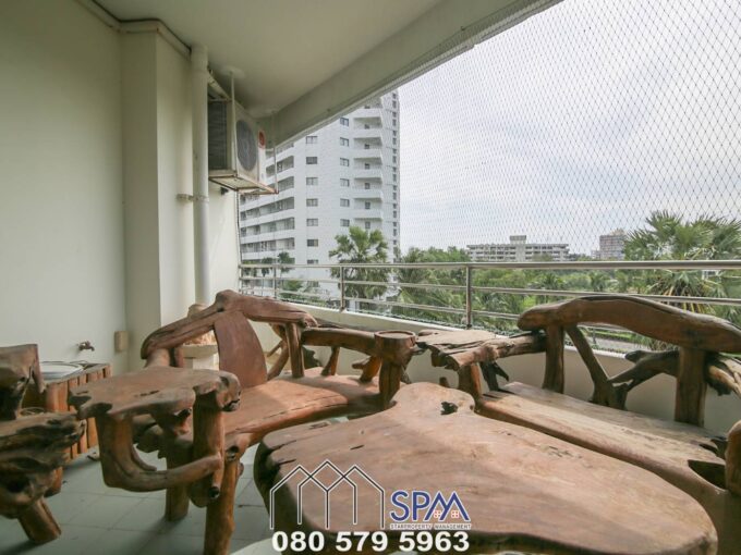 Condo for sale Huahin, Studio unit on third floor for sale at Palm Pavilion Lak view Condo, price 2.6 Million Baht