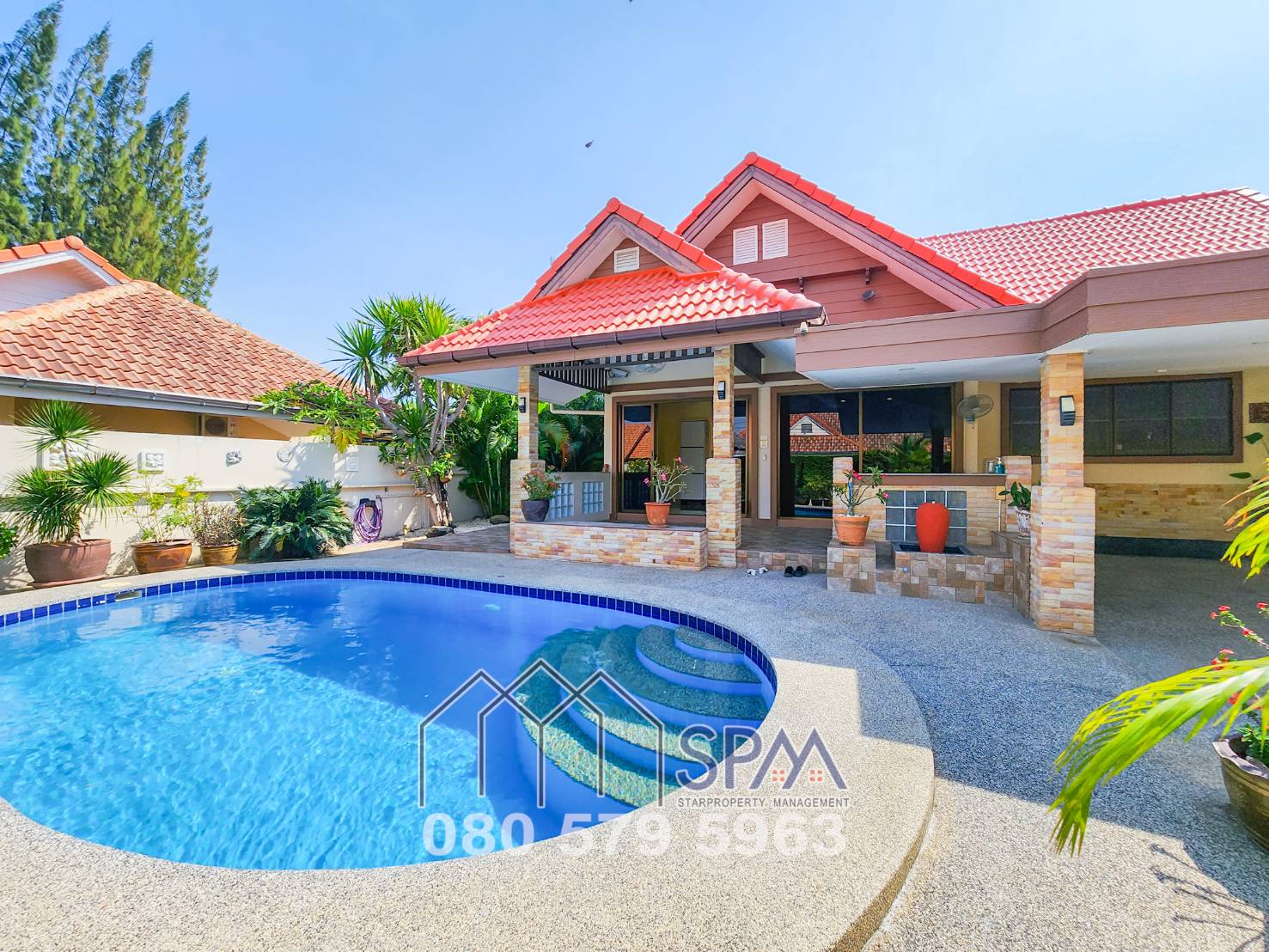 3 Bedrooms Pool villa at Chutikarn Hua Hin Soi 58 for sale, price 4.8 Million Baht