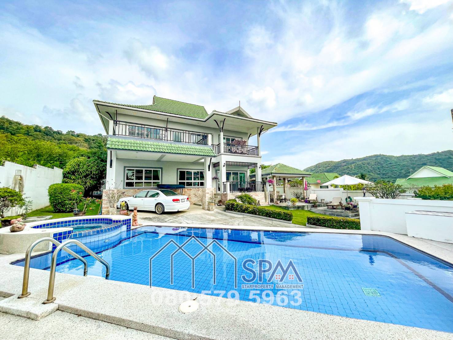 4 Bedrooms Two storey house private swimming pool, near mountain at Hauhin View for sale , price 6.79 M Baht