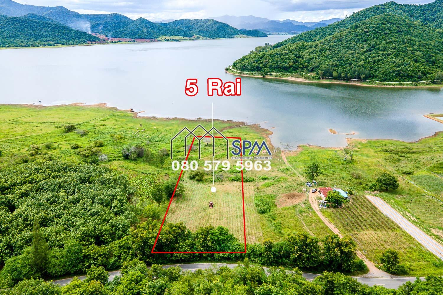 Farm Land for Sale 5 Rai price 1.5 Million Baht, Great mountain and lake view