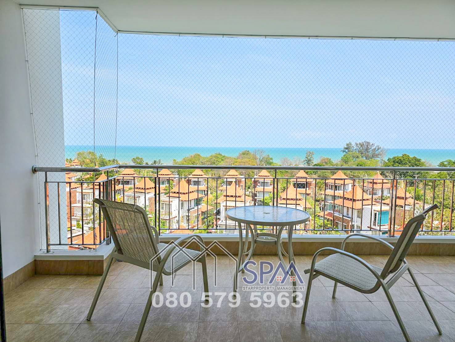 HOT DEAL 3 Bedrooms, 190 sqm. 7th floor, Sea View at Boat House Hua Hin