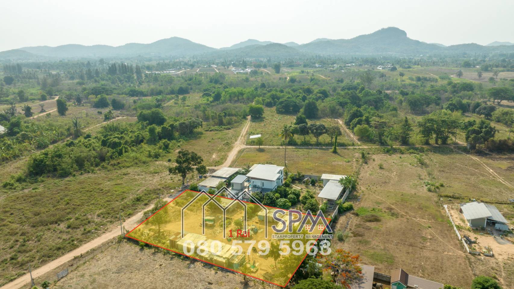 Land for sale at Huahin, Tabtai, Nor.Sor.3Kor, 1600 sq.m, price 1.5 Million Baht
