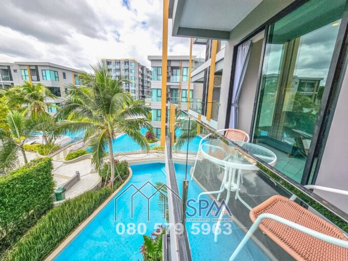 2 bedrooms unit at Carapace Huahin for sale, 36.51 sqm. price 4.99 Million Baht