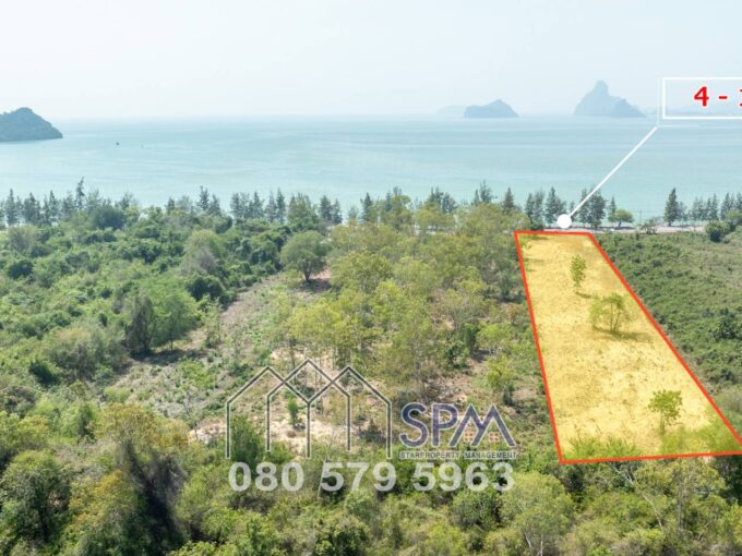 Beach Land for Sale, at Prachuab Beach, 4 Rai 1 Ngan, price 15 Million Baht per Rai