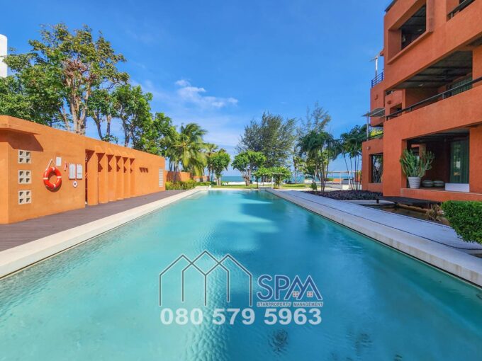 2 bedrooms unit, 83 sqm. pool view at Las Tortugas Hua Hin Condominium for Sale, Price 4.69 Million Baht