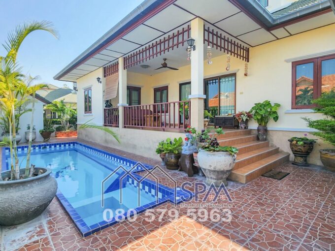 3 Bedrooms Pool Villa for sale at Natural hill Hua Hin Soi 6, price 5.5 Million Baht