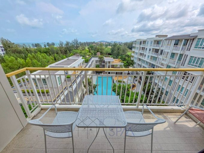 2 Bedrooms at Autumn Huahin Condo for sale with Seaview and Golf course view, price 6.1 Million Baht