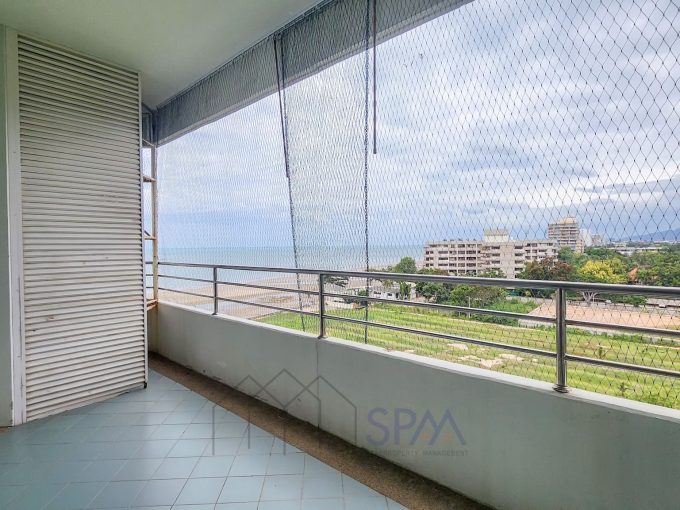 2 bedrooms unit, 119 sqm. 7th floor with sea view at Palm Pavilion Sea view Hua Hin Condominium for Sale, Price 7.1 Million Baht