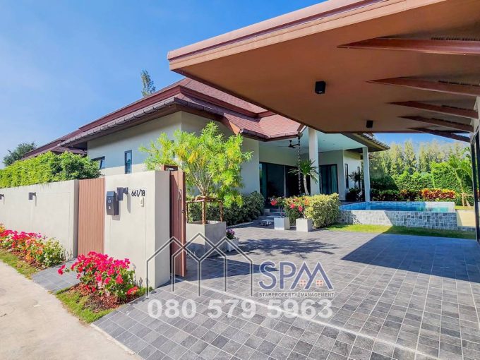 Pool Villa for Sale at Panorama Black Mountain Huahin, Price 8.9 Million Baht