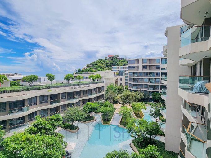 3 Bedrooms unit sea view, 87.43 sqm, price 18.5 Million Baht at Veranda Residence Hua Hin
