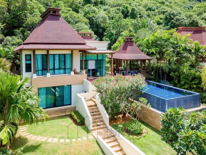 Balinese 3 Bedroom Pool Villa At Panorama Pool Villa near Khaotao Beach Hua Hin For Sale, price 18 Million Baht