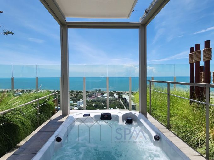 1 Bedroom Plus, 11st floor, 42 sqm at Vehha Huahin Condominium Huahin for rent, price 25,000 Baht per month,minimum 6 months contract